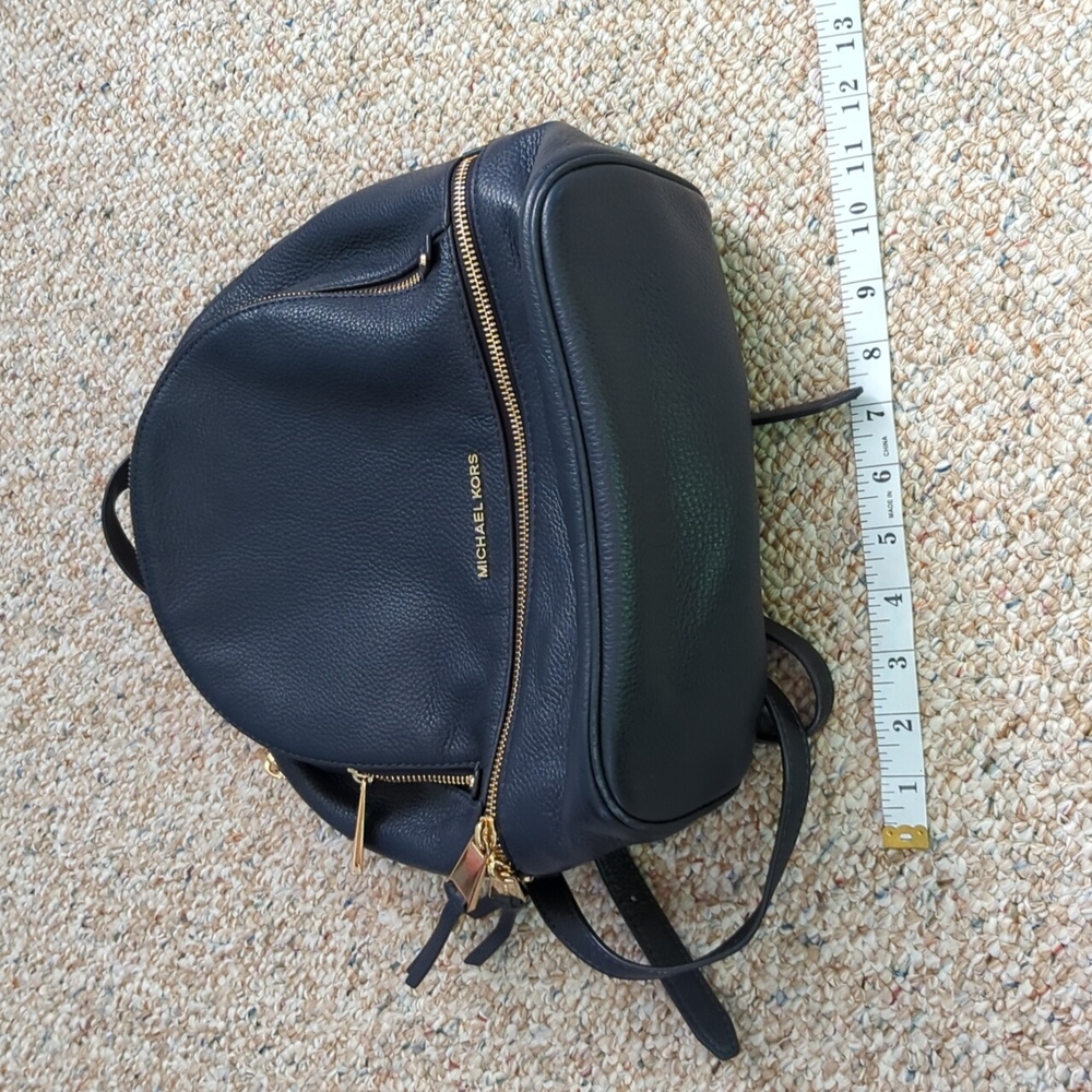Michael Kors Navy Blue Backpack - Picture 9 of 9